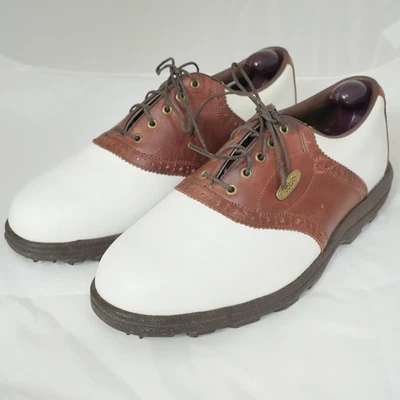 FootJoy Golf Saddle Shoes Men's Size 10M Brown Leather Soft Joys Sierra 58891 - Image 1 of 4