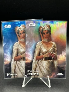 2025 Star Wars Chrome Garsa Fwip /99 Refractor Aurebesh Variation Blue Pulsar SP - Picture 1 of 6