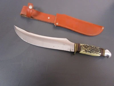 Olsen Knife Co.- 2700-8" Buffalo Skinner - Cuchillo de hoja fija - Solingen Alemania Foto 1 de 4