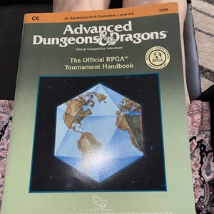 TSR Advanced Dungeons & Dragons 1er Manual Oficial Torneo RPGA - Imagen 1 de 4