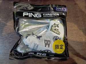 Ping Pin Hc-N2508 Gone Fishing Putter Cover For Blade Golf 2025 Model White Osak - Picture 1 of 2