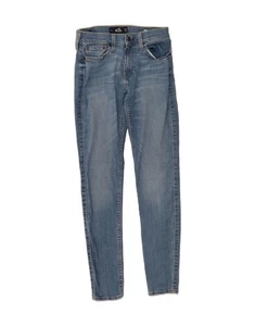 HOLLISTER Mens Skinny Jeans W30 L32 Blue Cotton DA54 - Picture 1 of 4