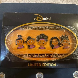Disney D23 Expo 2022 MOG WDI PINS Hercules Muses Busts Adorbs Box Pin Set LE300 - Picture 1 of 6