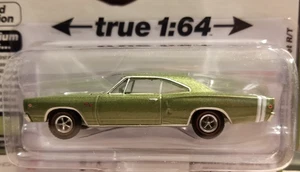 Auto World 1968 Dodge Coronet R/T 1:64 auto pressofusa muscolo d'epoca A23 - Foto 1 di 5