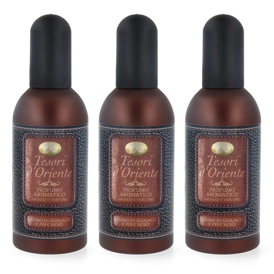 tesori d´Oriente LEGNO DI GUAJACO schwarzer Pfeffer Eau de Toilette men 3x 100ml - Bild 1 von 4