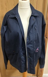 Nick Faldo Sports Collection Pringle Men’s Golfing Jacket Size M Navy Blue - Picture 1 of 9