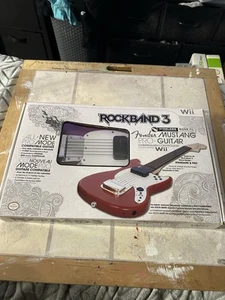NEU Mad Catz Rock Band 3 Wii-U Wireless Fender Mustang Pro Gitarre SU0-RB3 96563 - Bild 1 von 8