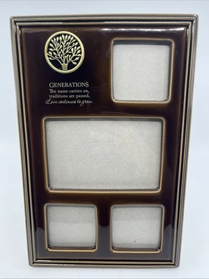 Generations 4 Picture Frame Heavy Glazed Ceramic Grasslands Road - Image 1 of 4