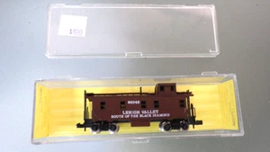 Vtg N Scale Atlas #3568 LEHIGH VALLEY Caboose Car in Box * Metal Wheels - Picture 1 of 3
