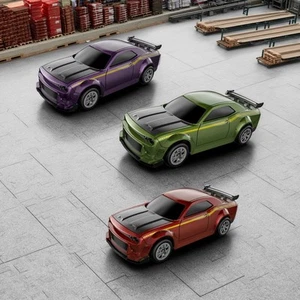 RC Drift Car Mini Desktop 1/64 Racing Car 4WD 2.4G Remote Controller Toyssi - Picture 1 of 17