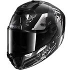 Shark Spartan RS Carbon Motorcycle Helmet -  Xbot Gloss Black / Anthracite / Red