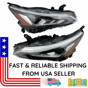 For Nissan Altima 2019-2022 LED Headlight Assembly Pair Side NI2502266 NI2503266 - Picture 1 of 10