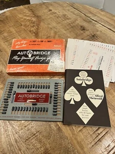 Vintage Complete 1959 Auto Bridge Autobridge Play-Yourself Beginners Set - Picture 1 of 5