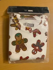 GAP KIDS 2 Piece PJ Set MARVEL AVENGERS Long Sleeve & Pant Snug Fit - Picture 1 of 5