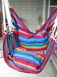 Guatemalam chair hammock hand woven - Picture 1 of 6