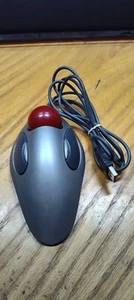 Logitech T-BC21 USB Wired Optical Trackman Marble Mouse Trackball Tested Working - Picture 1 of 3