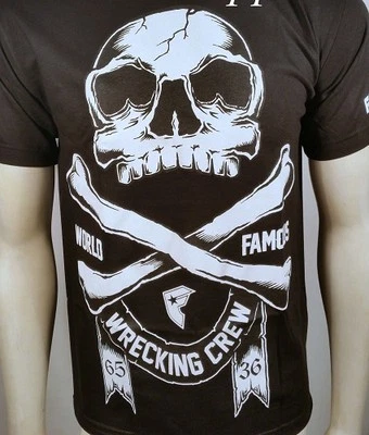 Famous Stars & Straps Wrecking Huesos Calavera Cruzados Urban Camiseta S-2XL - Imagen 1 de 3