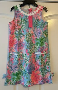 NWT Lilly Pulitzer Little Lilly Girls Knit Shift Cay To My Heart Size XL (12-14) - Picture 1 of 13