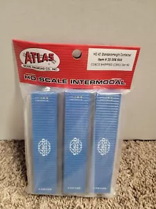 Atlas HO Treni Cosco Spedizione #2 Set di 3 confezioni contenitori standard 40' 20006544 - Foto 1 di 1
