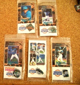 1995 Florida Marlins 5 pin set Sunshine Network Dawson Lachemann FREE SHIP m&d - Picture 1 of 5