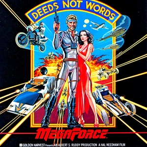 MEGAFORCE Movie Deeds Not Words Original Vintage 1982 Print Ad 8.5 x 11" - Picture 1 of 3