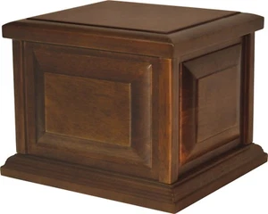 Extra Large/Companion 390 Cubic Inches Walnut Companion Wood Cremation Urn - Picture 1 of 1