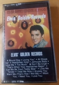 ELVIS PRESLEY- Elvis’ Golden Records- Cassette Reissued Mono RCA USA Oldies Rock - Picture 1 of 3