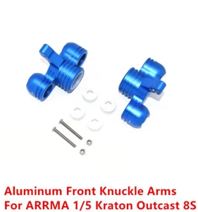 GPM Aluminum Front Knuckle Arms Steering Cup For ARRMA 1/5 Kraton Outcast 8S US - Picture 1 of 11