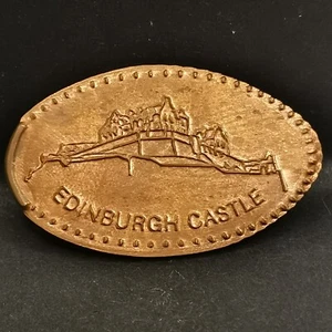 PIECE ECRASEE CHATEAU D'EDIMBOURG ECOSSE / ELONGATED COIN SCOTLAND - Imagen 1 de 3