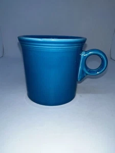 Fiesta Fiestaware Homer Laughlin Blue Ceramic Coffee Mug O Ring Handle C2Y - Picture 1 of 9