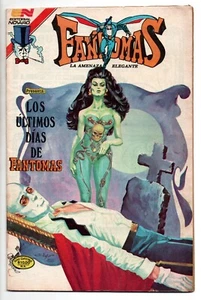 Fantomas #80 - Die letzten Tage von Fantomas - Novaro Comics auf Spanisch, Mexiko 1982 - Bild 1 von 2