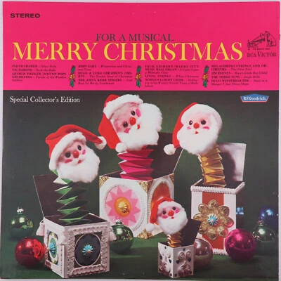 For A Musical Merry Christmas, Volume 4 - Stereo 1967 LP Vinyl Record PRS 253 - Image 1 of 4