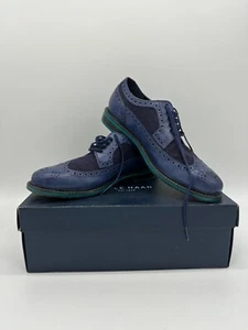 Cole Haan C12683 Shoes - Size 9.5" Color BLK / Burgundy - Picture 1 of 7