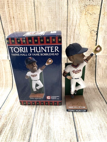 TORII HUNTER MINNESOTA TWINS Bobblehead SGA Twins Hall of Fame Cover