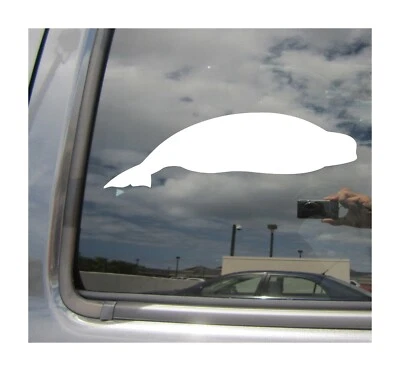 Calcomanía adhesiva de vinilo Beluga White Whale - Ártico para parachoques de coche ventana 01286 Foto 1 de 2