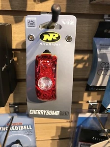 CherryBomb 100 Rear Bike Light LED Alkaline Battery Power Bicycle Taillight W... - Picture 1 of 2