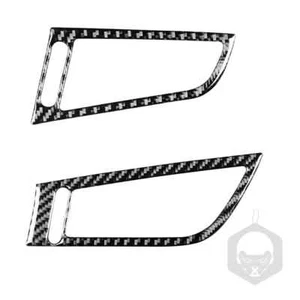 2PCS Carbon Fiber Air Vent Outlet Frame Cover Trim For BMW Z4 E89 2009-2016 RHD - Picture 1 of 10