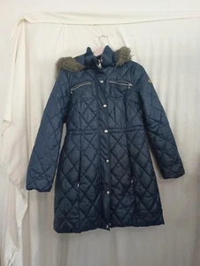 guess los angeles coat blue size medium(MCMC) - Picture 1 of 11