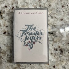 The Forester Sisters A Christmas Card Cassette Tape Country Music
