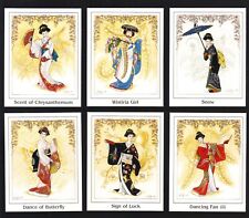 CIGARETTE/TRADE/CARDS. M.P.Cards. THE GEISHA COLLECTION. (1997).(Full Set of 12)