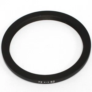 72mm to 62mm Step-Down Lens Filter Ring Adapter - Picture 1 of 9