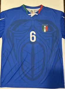 ITALIA FIGC FOOTBALL JERSEY: 2010 #6 DE ROSSI - SIZE XL / VERY GOOD CONDITION - Bild 1 von 8