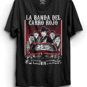 t-shirt mexican movie la banda del carro rojo, los tigres del norte - Picture 1 of 1