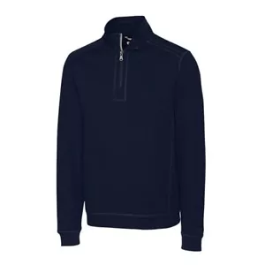Cutter & Buck Liberty Navy Blue Bayview 1/4 Zip Pullover Jacket Men's XXL NWT - Picture 1 of 11