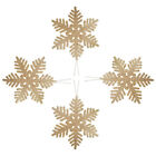 4 Pcs Snowflake Hanging Ornaments Christmas Tree Pendant Decorate