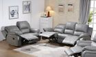Voll-Leder Couch Sofa Garnitur Relaxsessel Fernsehsofa 5129-3+2-0326