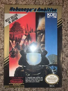 NES Nobunaga's Ambition Nintendo BRAND NEW Sealed H-Seam ULTRA RARE Vintage - Picture 1 of 8