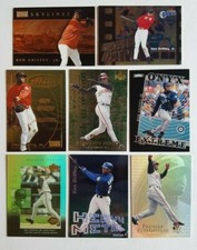LOT OF 8 KEN GRIFFEY JR INSERT CARDS CINCINNATI REDS X 6 SEATTLE MARINERS X 2