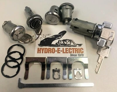 NEW 1969-1973 Buick Skylark & GS Complete OE Style Lock Set with GM keys - Image 1 of 4