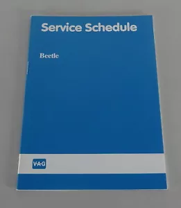 Service Schedule blanco VW Beetle Mexico / Käfer Mexico from 02/1985 - Bild 1 von 3